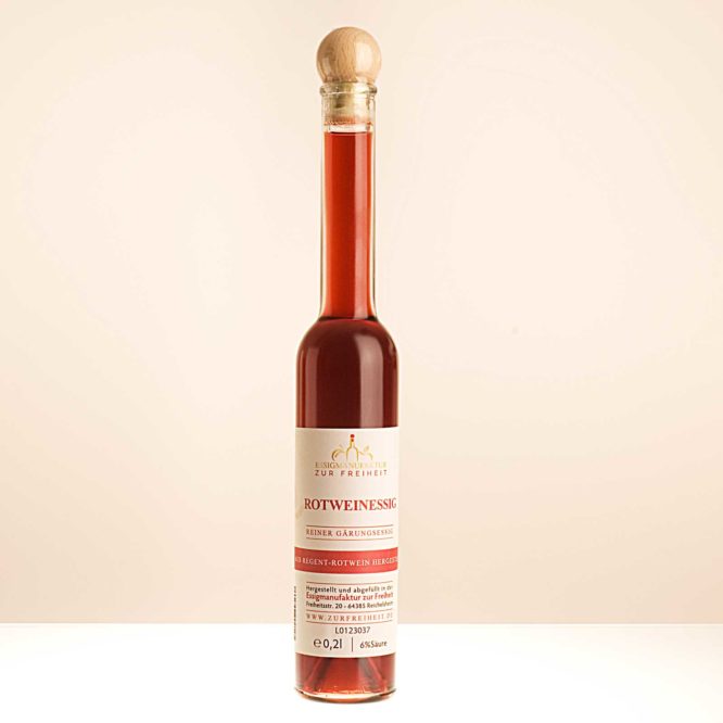 Rotweinessig, Flasche 200ml - Essigmanufaktur zur Freiheit